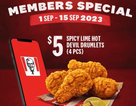KFC App Deals Promotion (1 Sep 2023 - 15 Sep 2023)