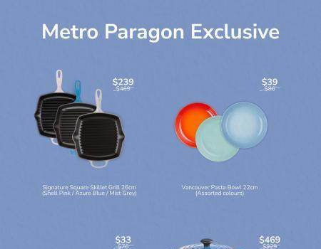 Metro Paragon Le Creuset Promotion Up To 60% OFF (valid until 31 October 2023)