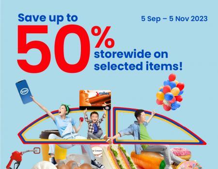 Cheers & FairPrice Xpress Save Up To 50% Storewide on Selected Items (5 September 2023 - 5 November 2023)