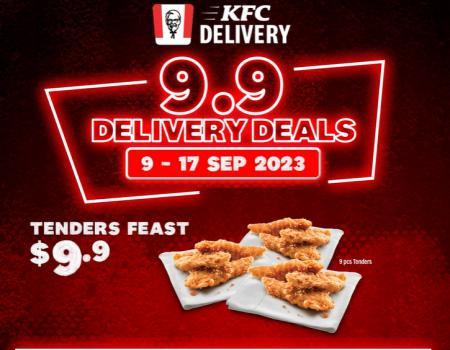 KFC Delivery 9.9 Promotion (9 Sep 2023 - 17 Sep 2023)