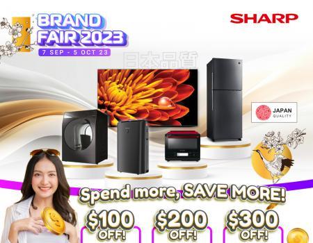 Gain City Sharp Brand Fair Sale (7 Sep 2023 - 5 Oct 2023)