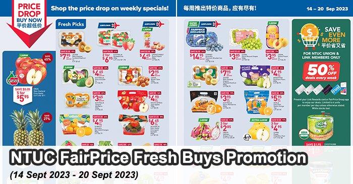 NTUC FairPrice Fresh Buys Promotion (14 Sep 2023 - 20 Sep 2023)