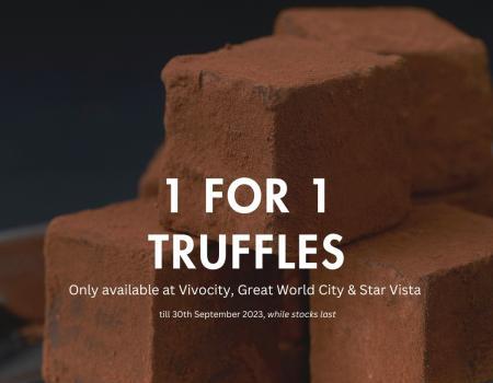 Awfully Chocolate 1-For-1 Truffles Promotion (valid until 30 September 2023)