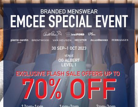 OG Branded Menswear Flash Sale Up To 70% (30 Sep 2023 - 1 Oct 2023)