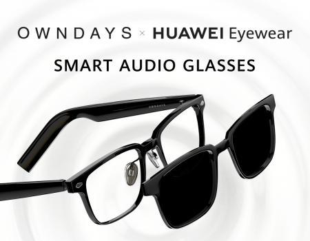 OWNDAYS x HUAWEI Eyewear Smart Audio Glasses 10% OFF Promotion (1 Oct 2023 - 31 Oct 2023)