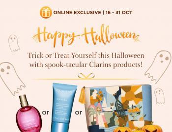 Clarins Online Halloween Promotion (16 Oct 2023 - 31 Oct 2023)