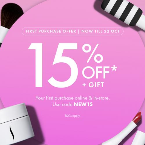 Sephora Online First Order Offer Get 15% OFF + FREE Gift (valid until ...