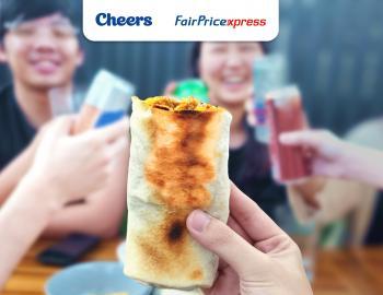 Cheers & FairPrice Xpress ReadyMeals Rendang Beef Wrap Promotion (3 Oct 2023 - 6 Nov 2023)
