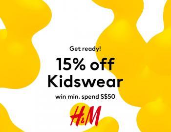 H&M 15% on Kidswear Sale