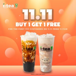 itea 11.11 Buy 1 Get 1 FREE Promotion for the First 1111 Customers on 11 Nov 2023