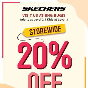BHG Skechers 20% OFF Storewide Sale
