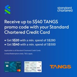 TANGS Standard Chartered Cardholder Promotion FREE Voucher