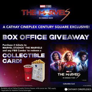 Cathay Cineplexes Century Square FREE Collectible Card Promotion