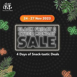 The Cocoa Trees Black Friday and Cyber Monday Snack Sale from 24 Nov 2023 until 27 Nov 2023