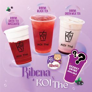 KOI The Christmas Ribena Series: Ribena Green Tea Macchiato, Ribena Black Tea & Ribena Green Milk Tea