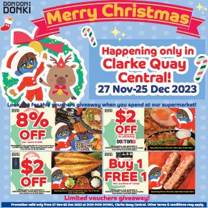 DON DON DONKI Clarke Quay Central Christmas Sale from 27 Nov 2023 until 25 Dec 2023