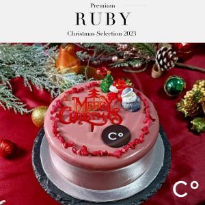 Chocolate Origin Christmas Premium Ruby Cake