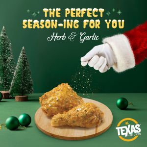 Texas Chicken Christmas Herb & Garlic Chicken