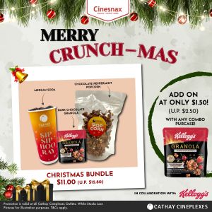 Cathay Cineplexes Christmas Bundle for $11 Promotion