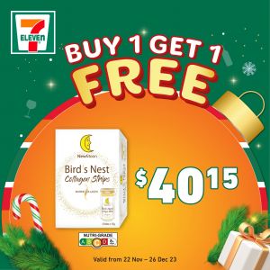 7-Eleven New Moon Bird's Nest Buy 1 Get 1 FREE Promotion (22 Nov 2023 - 26 Dec 2023)