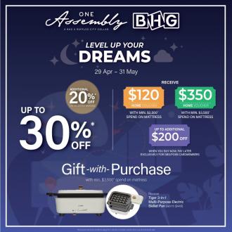 BHG Mattress Promotion (29 Apr 2021 - 31 May 2021)