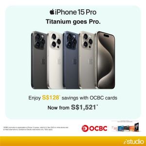 iStudio iPhone15 Series Promotion with OCBC Cards (until 31 Dec 2023)