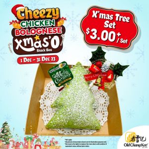 Old Chang Kee Cheezy Chicken Bolognese Xmas’O Bulk Orders Promotion (01 Dec 2023 - 31 Dec 2023)