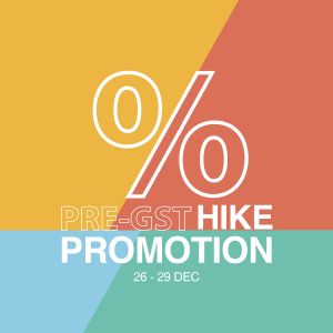 Isetan Pre-GST Hike Promotion (26 Dec 2023 - 29 Dec 2023)