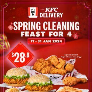 KFC Delivery CNY Spring Cleaning Promotion (17 Jan 2024 - 31 Jan 2024)