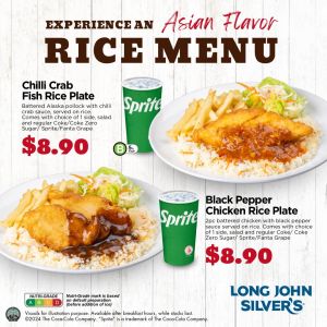 Long John Silver's Asian Flavor Rice Menu