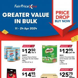NTUC FairPrice Greater Value in Bulk Promotion (11 Apr 2024 - 24 Apr 2024)