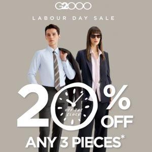 G2000 Labour Day Sale (26 Apr 2024 - 1 May 2024)