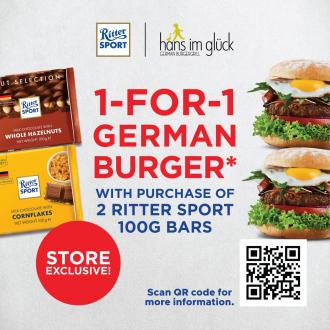 Hans Im Gluck 1-For-1 German Burger Promotion (valid until 30 Jun 2021)