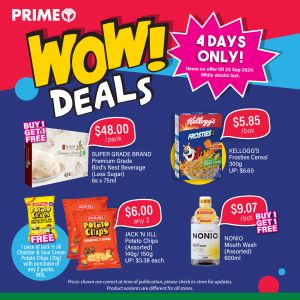 Prime Supermarket WOW Deals Promotion (until 23 Sep 2024)