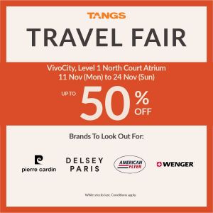 TANGS Promotion: Travel Fair at VivoCity (11 Nov 2024 - 24 Nov 2024)