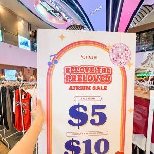 REFASH Atrium Sale: $5 Deals on Preloved Brands (11 Nov 2024 - 17 Nov 2024)