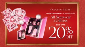 Victoria's Secret Sleepwear and Gift Sets Up To 20% OFF Promotion (3 Dec 2024 - 18 Dec 2024)