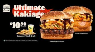 Burger King Ultimate Kakiage Burger Promotion