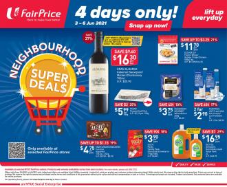 FairPrice 4 Days Must Buy Promotion (3 Jun 2021 - 6 Jun 2021)
