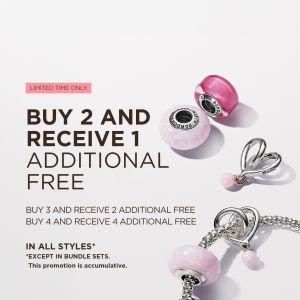 Pandora Sale - Buy 2 And Receive 1 Additional FREE