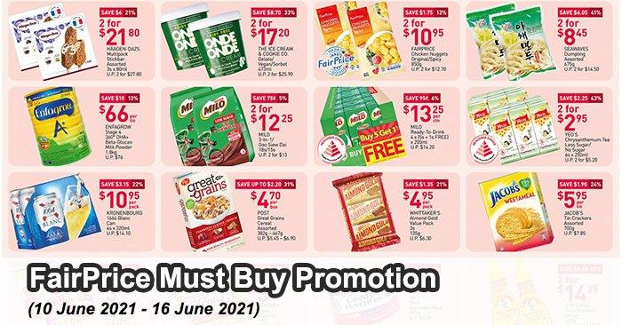 FairPrice Must Buy Promotion (10 Jun 2021 - 16 Jun 2021)