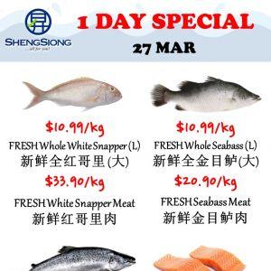 Sheng Siong Fresh Seafood Promotion (27 Mar 2025) – Best Deals on Fresh Fish & Crab