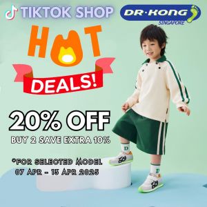 Dr. Kong TikTok Shop Sale (7-13 Apr 2025) – Up to 30% OFF on Kids Footwear