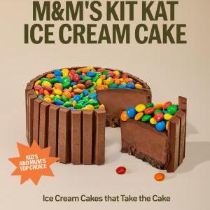 Udders M&M’s Kit Kat Ice Cream Cake – Kids’ Favourite Chocolate Party Cake