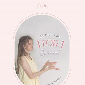L'zzie 1 For 1 Promotion (30 Apr - 5 May 2025)