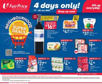 FairPrice 4 Days Only Promotion (17 Jun 2021 - 20 Jun 2021)