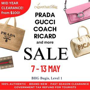 BHG LovethatBag Sale at Bugis: Prada, Gucci, Coach & More (7-13 May 2025)