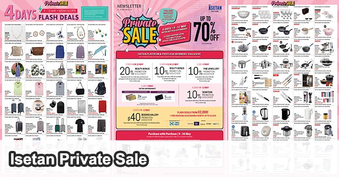 Isetan Private Sale 9–29 May 2025 – Up to 70% Off Fashion, Beauty, Home & More