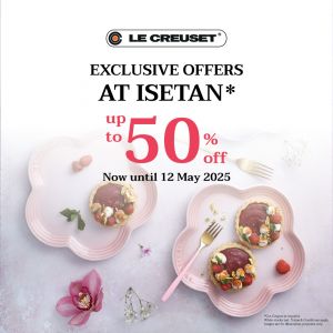 Le Creuset Up To 50% OFF Promotion (until 12 May 2025)