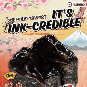 Sushiro Marinated Firefly Squid in Squid Ink